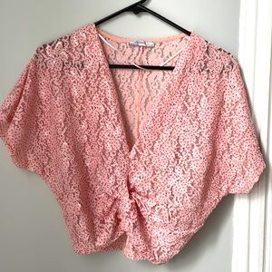 Floral Lace crop top